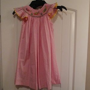 Beautiful smocked dress.